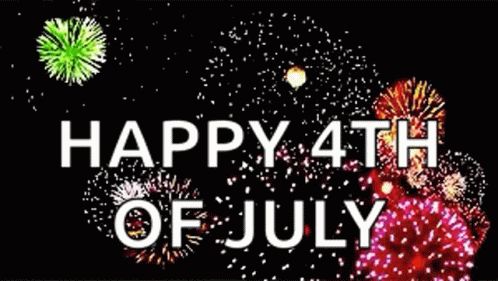 Fireworks Display Happy 4th of July