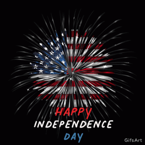 Fireworks Display Happy Independence Day