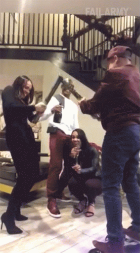 Fireworks Fail Guy Got Shot On His Face GIF