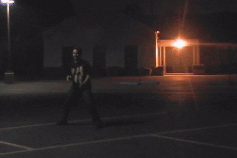 Fireworks Fail Hit On Guy In Street GIF