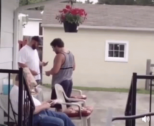 Fireworks Fail Old Men Playing GIF