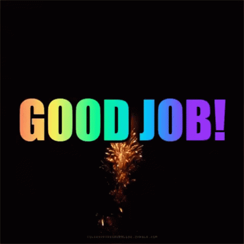 Fireworks Kudos Good Job GIF