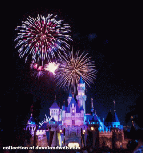 Fireworks Over Castle