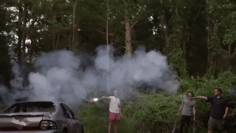 Fireworks Shoot Out GIF