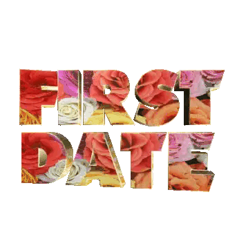 First Date Surrounded by Flowers