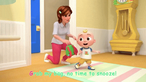 First Day Of School Cocomelon Goes To School GIF