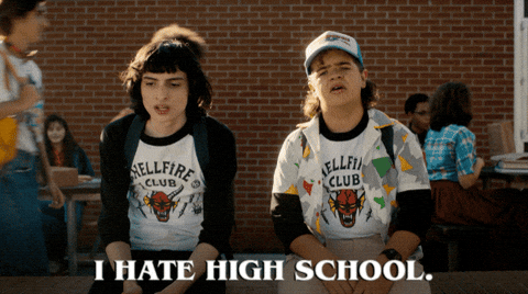 First Day Of School Dustin Henderson GIF
