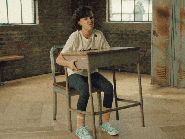 First Day Of School Millie Bobby Brown GIF