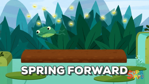 First Day Of Spring Made The Frogs Hop GIF