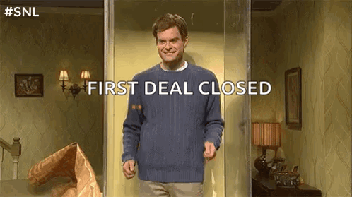 First Deal Closed Bill Hader Dance GIF