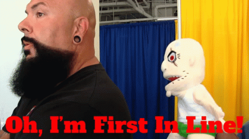 First In Line Angry Sml Braxton Puppet GIF