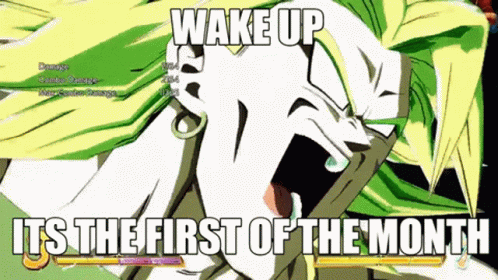 First Of The Month Broly Power GIF
