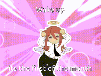 First Of The Month Dancing Angel GIF