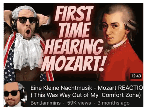 First Time Hearing Mozart