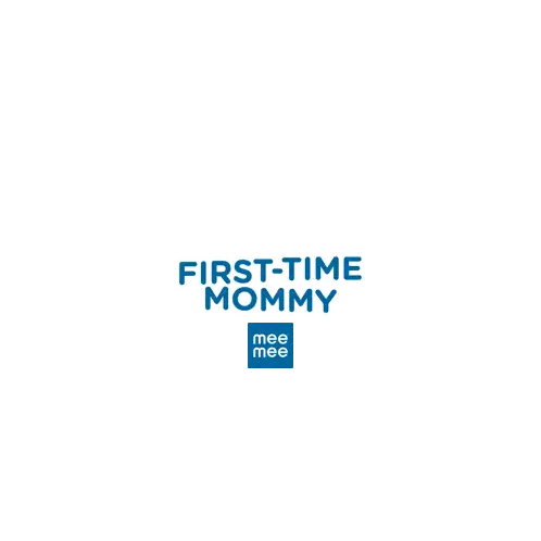 First-Time Mommy Blue Footprint Logo