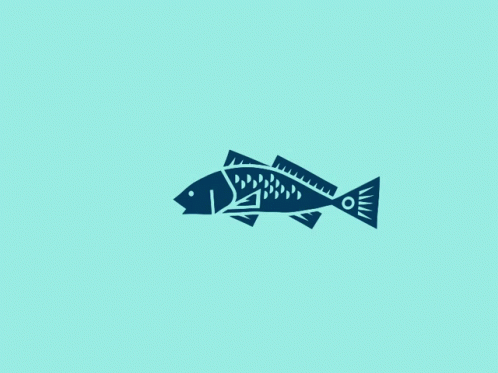 Fish Icon Swimming GIF