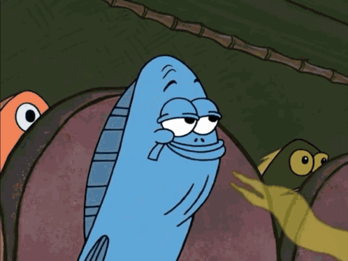 Fish With Yellow Hose In Mouth GIF