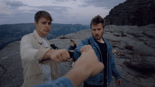 Fist Bump With Real Friends GIF