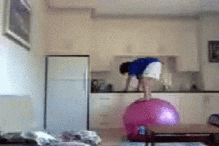 Fitness Ball Fails GIF
