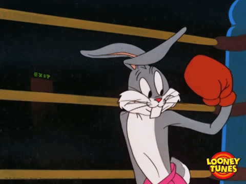 Fitness Bugs Bunny Boxing GIF