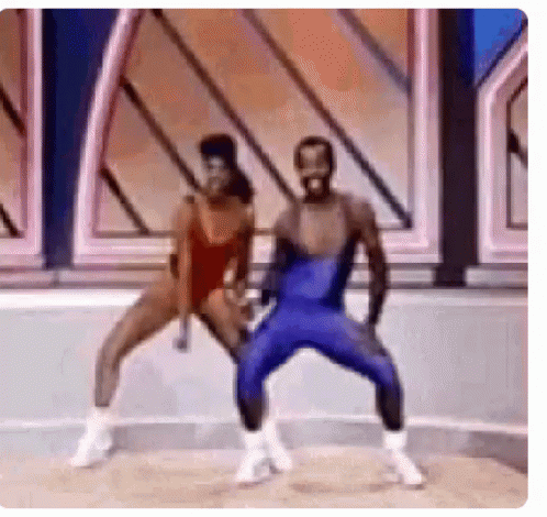 Fitness Couple Dance Yeah GIF