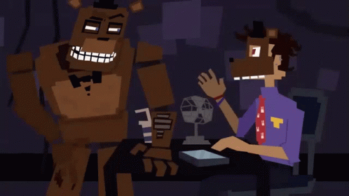 Five Nights At Freddy's Bear Waving GIF