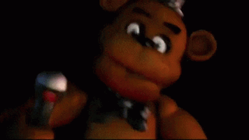 Five Nights At Freddy's Characters Around Table GIF