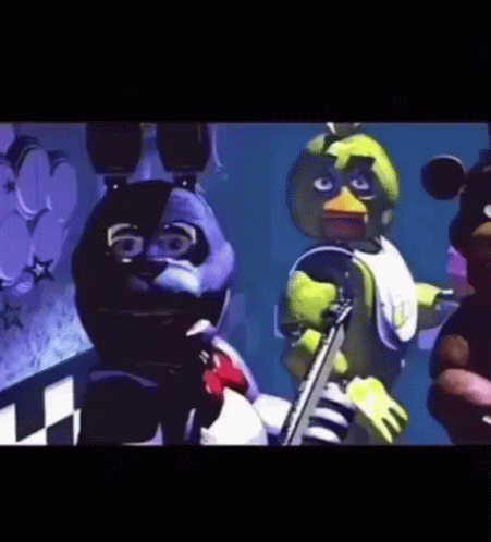 Five Nights At Freddy's Death Stare GIF