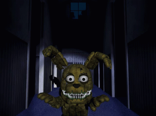 Five Nights At Freddy's Plushtrap Jumpscare GIF