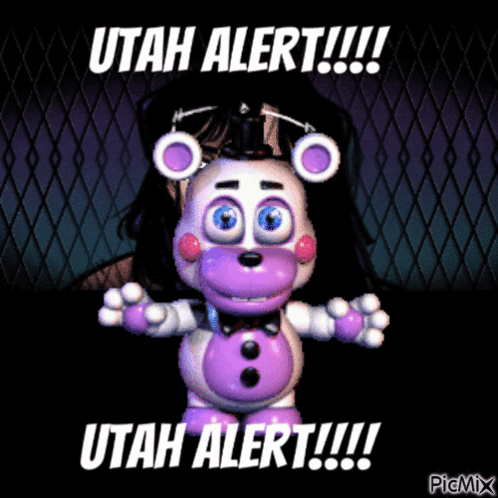 Five Nights At Freddy's Poster Utah Alert GIF