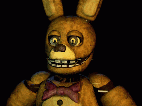 Five Nights At Freddy's Shocked Springbonnie GIF
