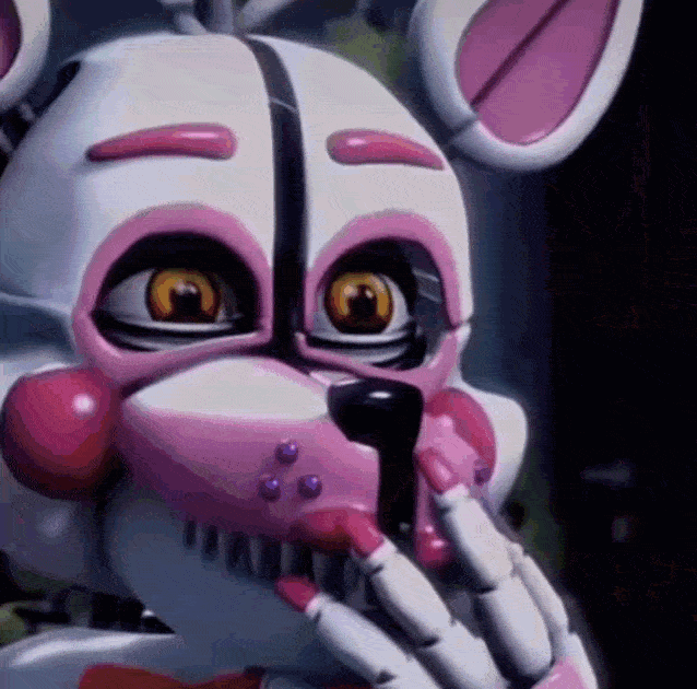 Five Nights At Freddys Giggling Funtime Foxy GIF