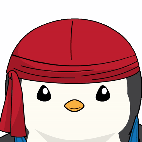 Five Pudgy Penguins Assemble GIF