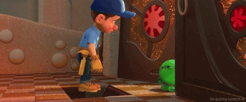 Fix It Felix Falling Down GIF