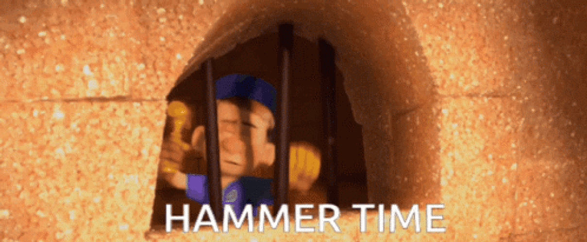 Fix It Felix Hammer Time GIF