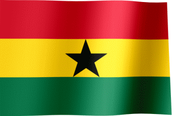 Flag of Ghana With Black Star