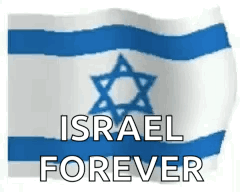 Flag of Israel Waving Israel Forever