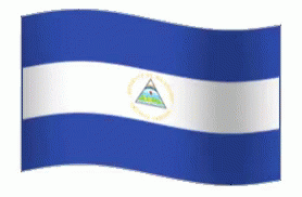 Flag Of Nicaragua Waving GIF
