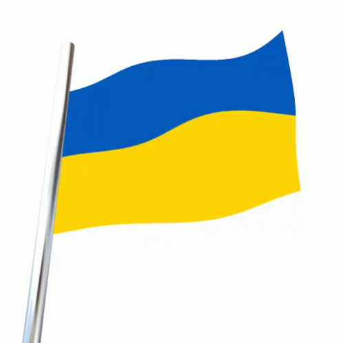 Flag Of Ukraine Illustration GIF