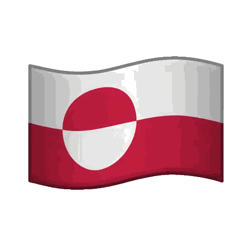 Flag with Red and White Stripes and White Circle