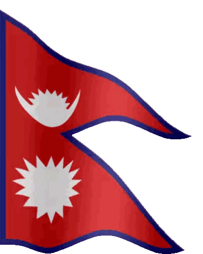Flag with Red White Blue Border Star