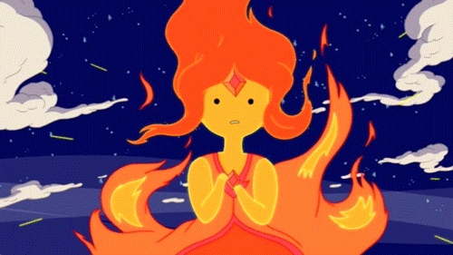 Flame Princess On Fire GIF