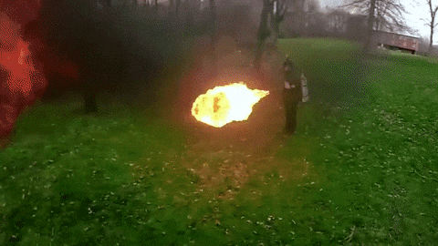 Flamethrower Shooting Distance GIF