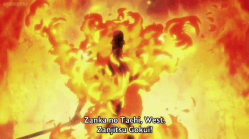 Flaming Man Zanka No Tachi West Zanjitsu Goku