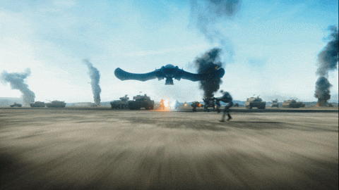 Flash Supergirl Impressive Landing Yellow Lightning GIF