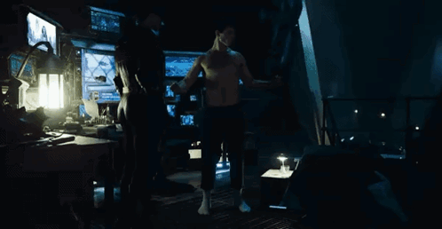 Flash Yellow Lightning Transformation GIF