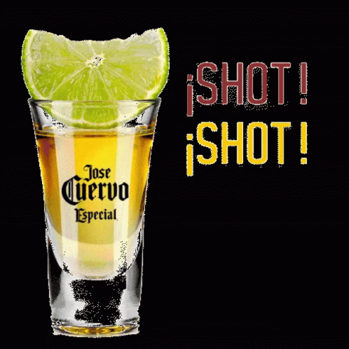 Flashing Jose Cuervo Shot Glass GIF