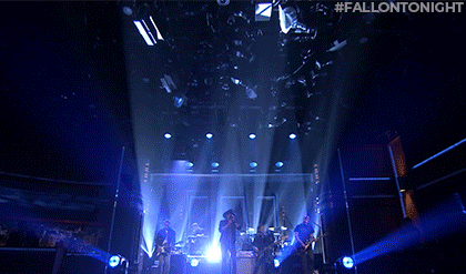 Flashing Lights Tonight Show Band GIF