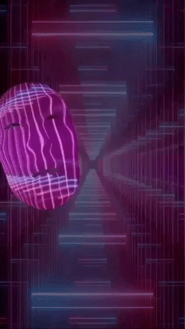 Flashing Purple Lights Dancing GIF