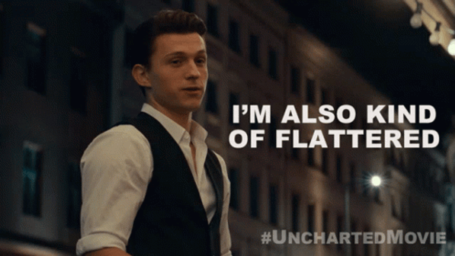 Flattered GIF